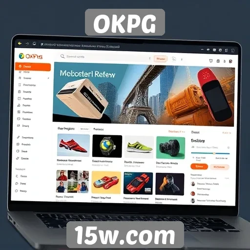 Mudanças na interface do usuário do site OKPG